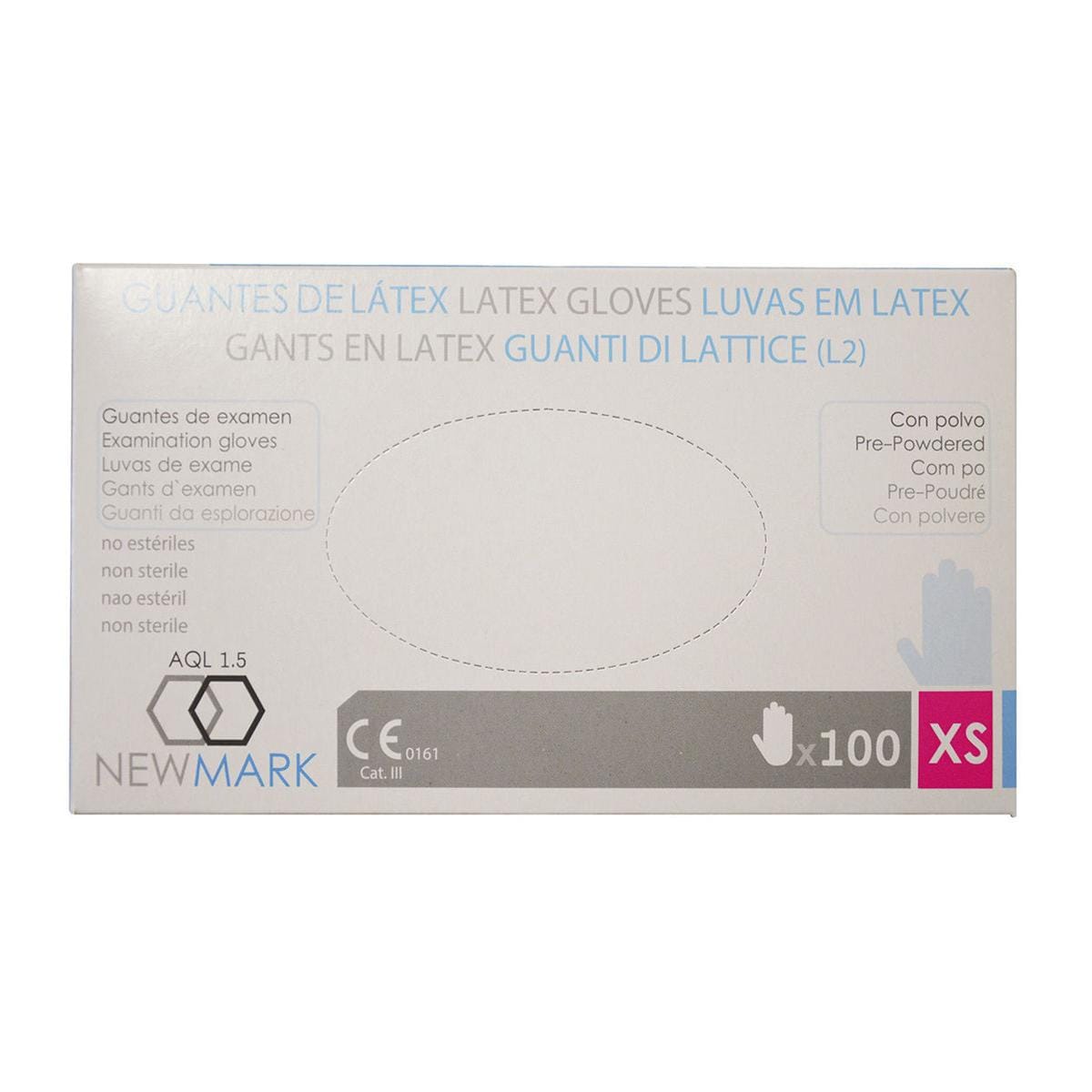 GUANTI IN LATTICE CON POLVERE - DISPONIBILI FINO AD ESAURIMENTO SCORTE - 1 scatola - Large