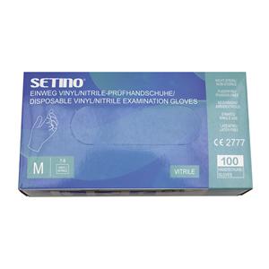 GUANTI IN VITRILE PF - DISPONIBILI FINO AD ESAURIMENTO SCORTE - 1 scatola - MEDIUM