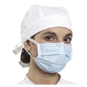 MASCHERINE PROTECTION 3 CON LACCI - Con lacci - Colore azzurro - 50 pz