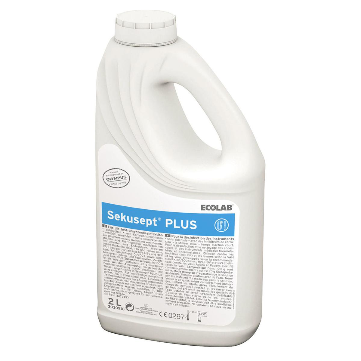 SEKUSEPT PLUS - Flacone da 2 litri senza misurino (per 50 litri di soluzione)
