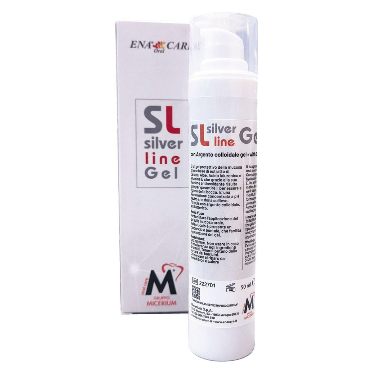 SILVER LINE GEL - Flacone da 50 ml + siringa dosatrice