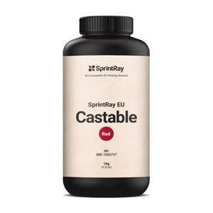 RESINA CASTABLE - Colore rosso - Confezione da 1 Kg