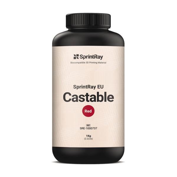 RESINA CASTABLE - Colore rosso - Confezione da 1 Kg