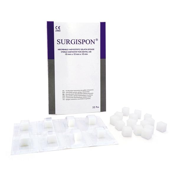SURGISPON - Blisters da 32 pz. singoli (mm 10 x 10 x 10)