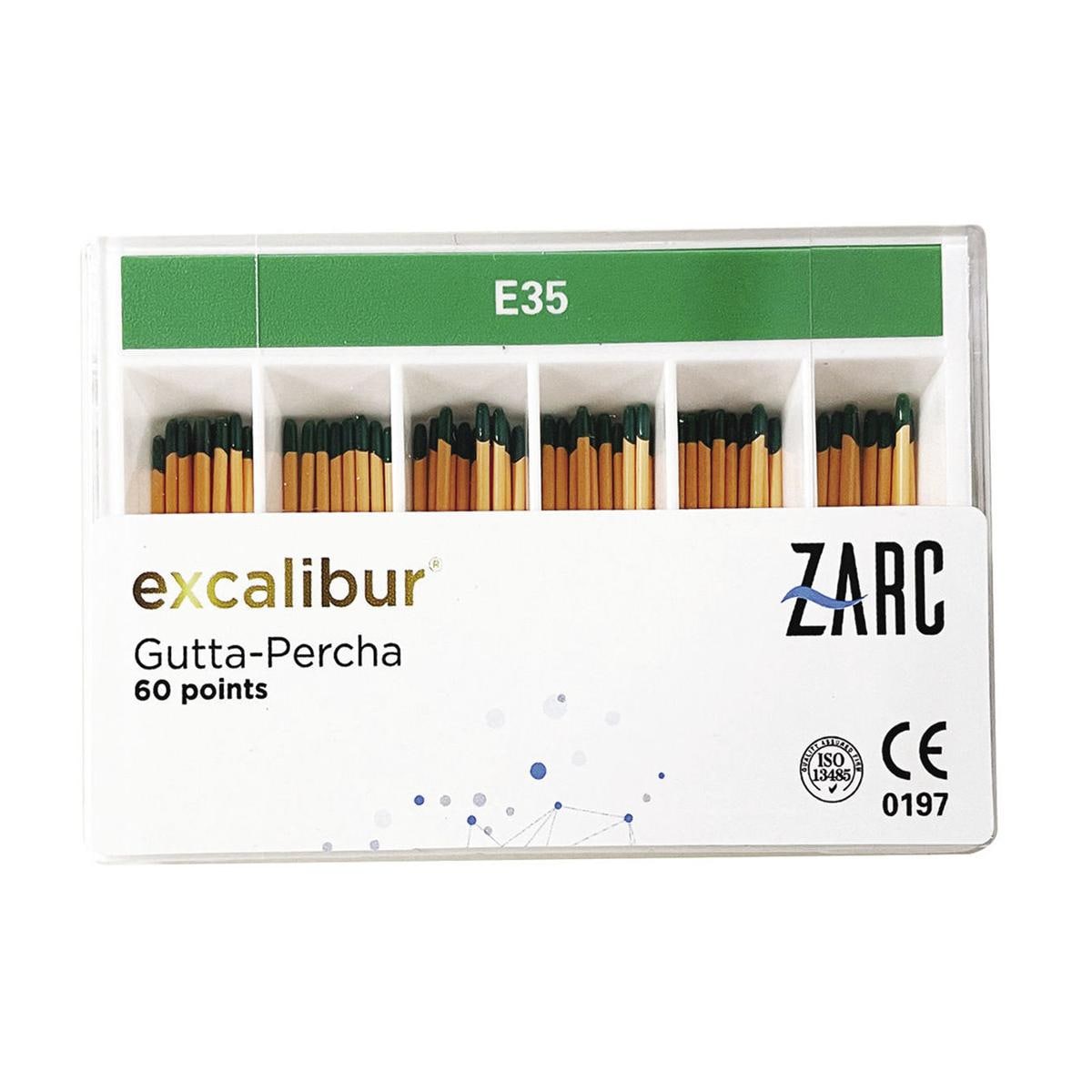 PUNTE DI GUTTAPERCA EXCALIBUR - E 20 - giallo