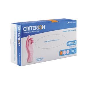 GUANTI CRITERION NITRILE COLORATI PROFUMATI - 1 scatola - GRAPE - Misura S