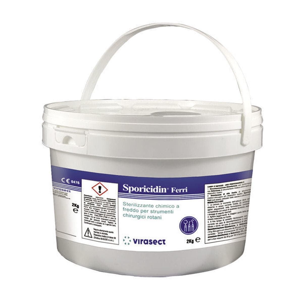 SPORICIDIN FERRI - Secchiello da 2 Kg con misurino