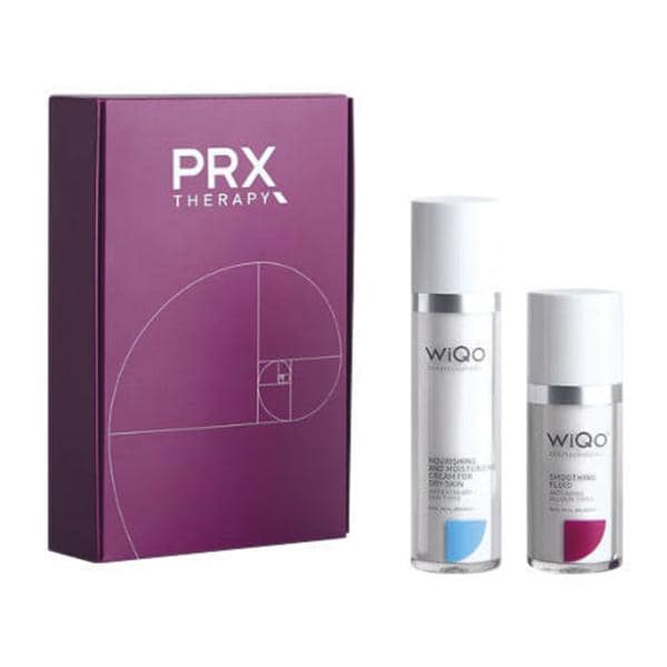 PRX THERAPY - Box contenente: 1 Crema Nutriente Pelli Secche e 1 Fluido Levigante
