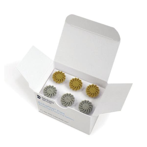 ENHANCE FLEX INTRO KIT - kit contenente: 3 Finisher (giallo), 3 Polisher (grigio)