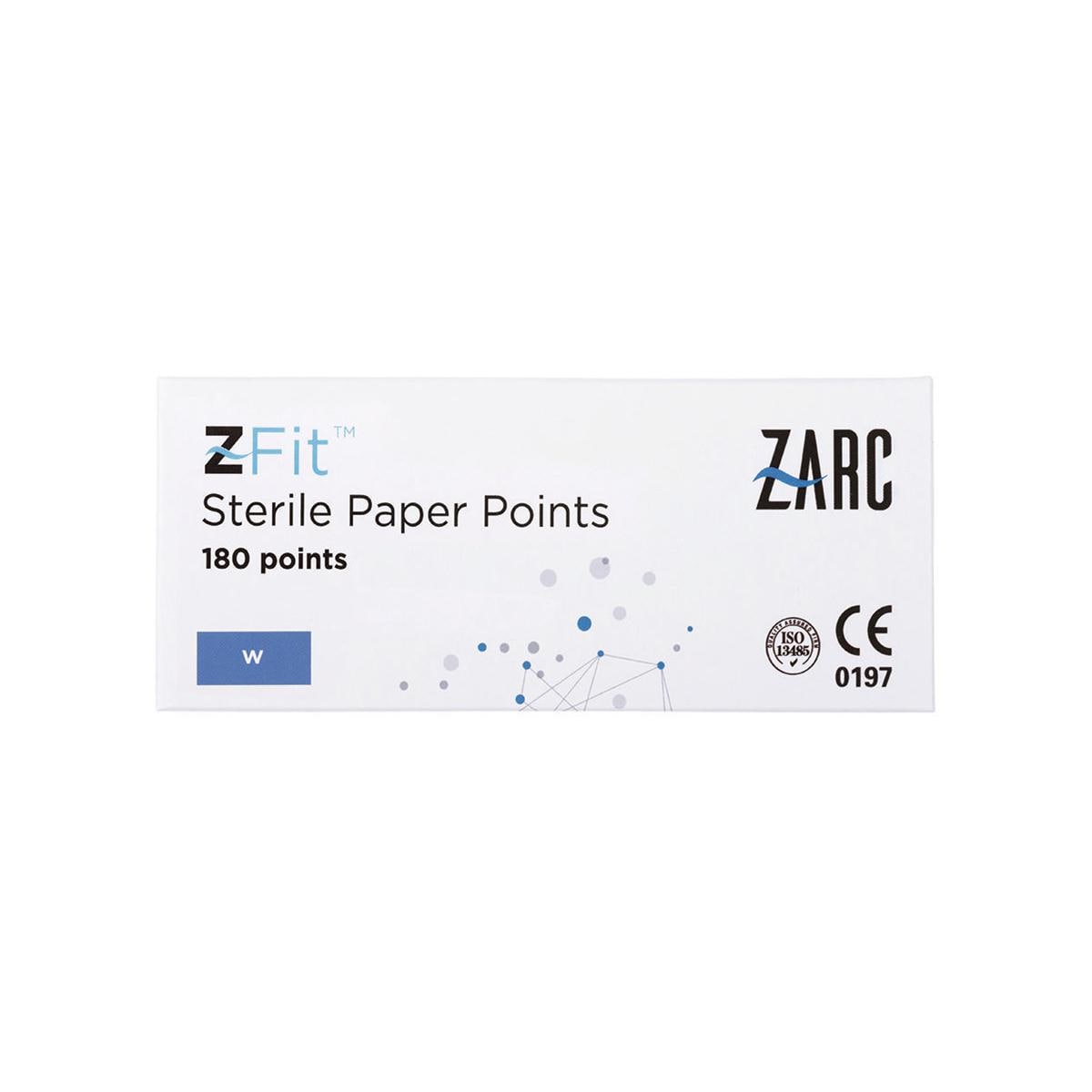 PUNTE DI CARTA ZFIT STERILI - Narrow (N) - bianche