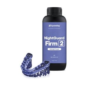 RESINA NIGHTGUARD FIRM 2 - Colore viola trasparente. Confezione da 1 Kg