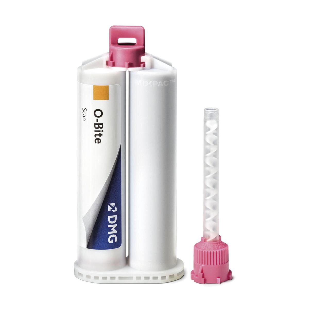 O-BITE - Confezione: 2 cartucce da 50 ml cad. + 12 puntali di miscelazione rosa