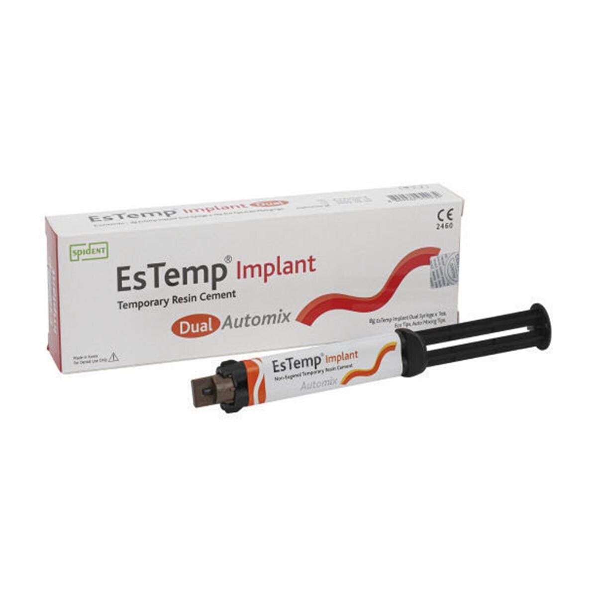 EsTEMP IMPLANT - Confezione: 1 siringa automix da 8 g + 5 puntali miscelatori