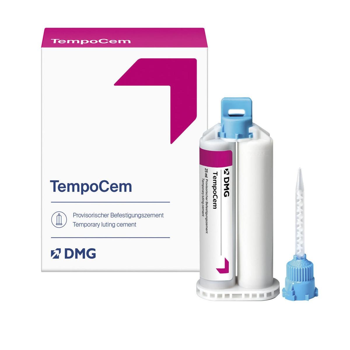 TEMPOCEM - Confezione: 1 cartuccia automiscelante da 63 g + 35 puntali di miscelazione azzurri