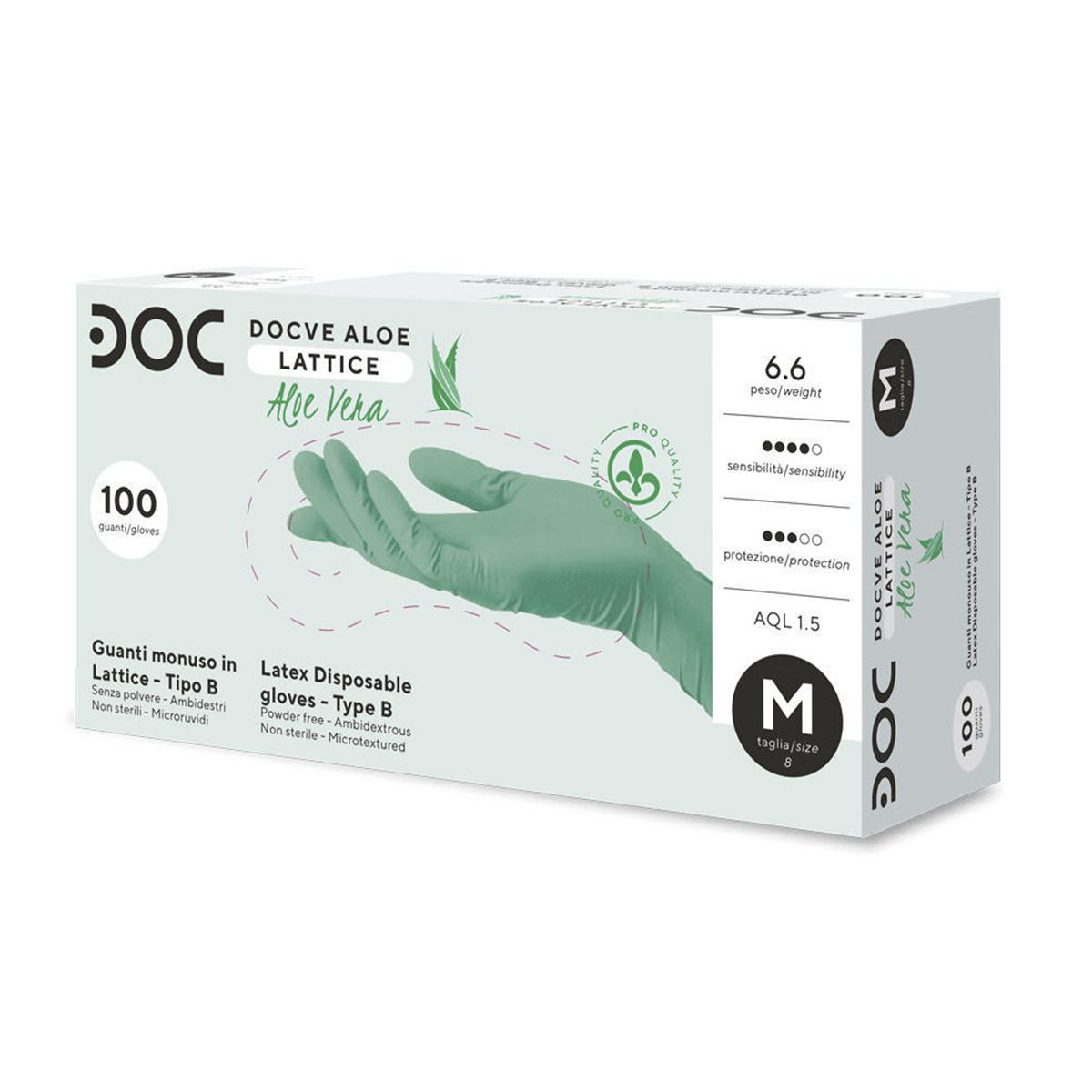 GUANTI DOC ALOE PF - 1 scatola - Misura X-Small