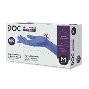 GUANTI IN NITRILE ZERO VELO FORTE - 1 scatola - Misura X-Small