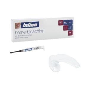 INLINE HOME BLEACHING 16% - Kit 3 siringhe da 3 ml cad. e 1 bite