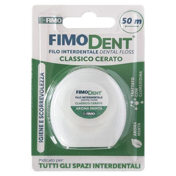 FIMODENT FILO CERATO - Dispenser da 50 metri - 12 pz.