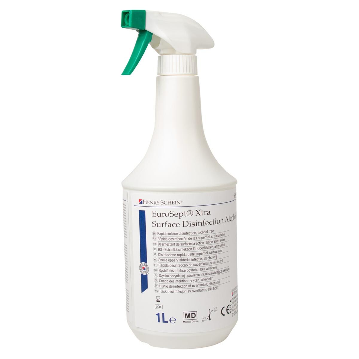 EUROSEPT XTRA SURFACE DISINFECTION LEMON PRIVO DI ALCOL - Flacone da 1 litro con erogatore