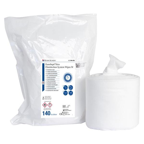 EUROSEPT XTRA DISINFECTION SYSTEM WIPES M - Busta da 140 salviette